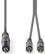 Cavo audio stereo 3,5 mm maschio-2x maschio RCA 1.5m COTH22200GY15 5412810295203 ND9074