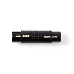 Accoppiatore XLR Nedis femmina-femmina 3 pin nero - immagine 3