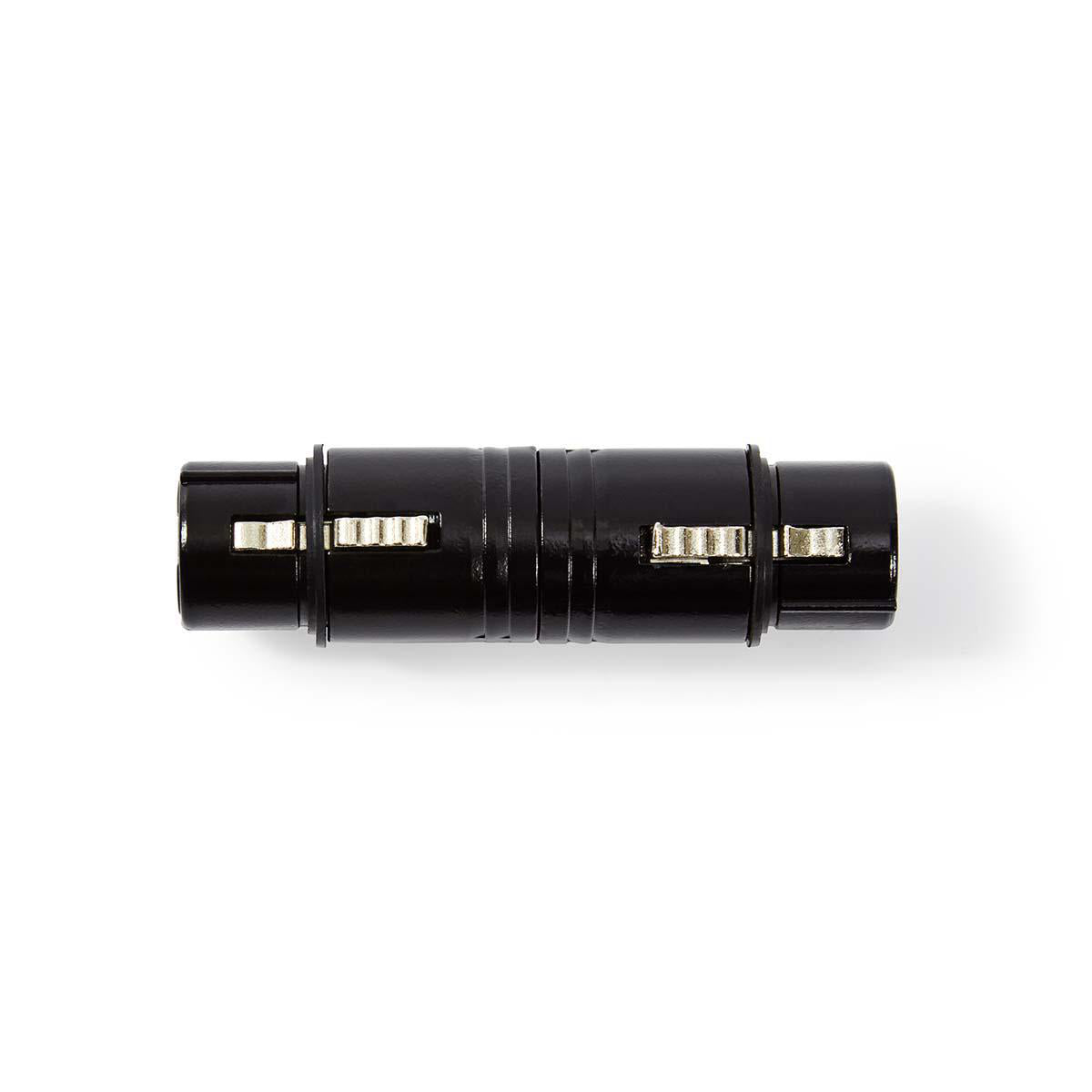 Accoppiatore XLR Nedis femmina-femmina 3 pin nero - immagine 3