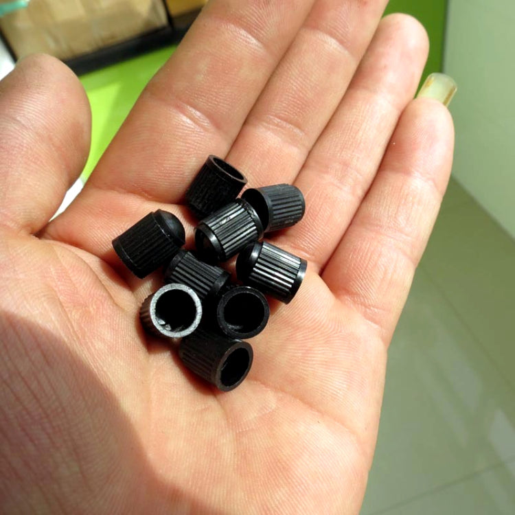 Tappo in gomma antipolvere per valvola 10 mm nero 200 pezzi