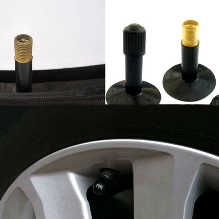 Tappo in gomma antipolvere per valvola 10 mm nero 200 pezzi
