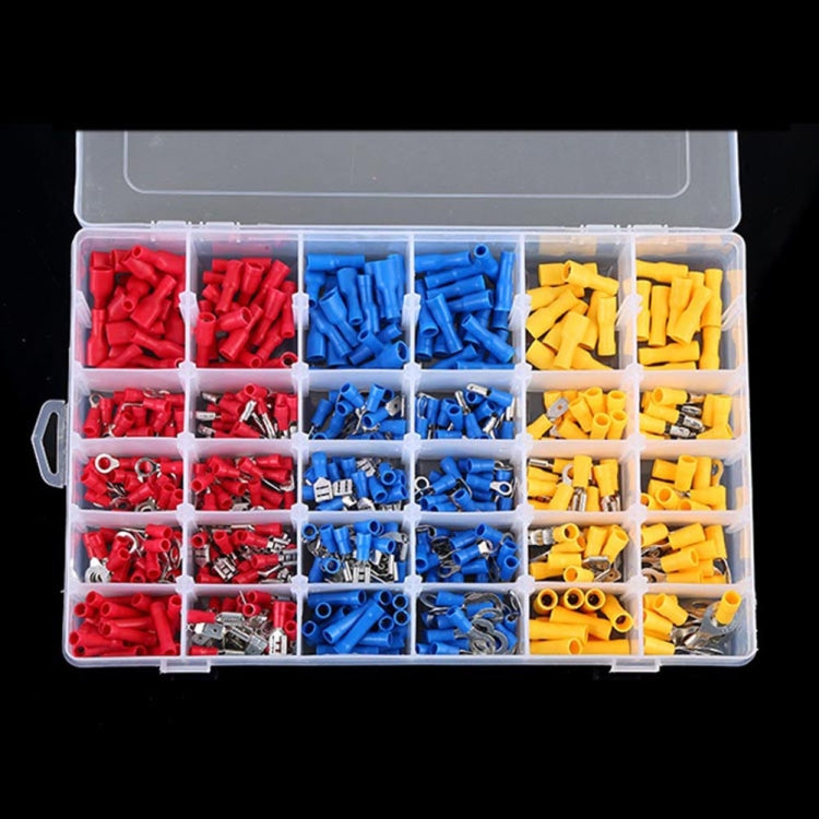 Kit connettori a crimpare per terminali elettrici isolati 480 pez
