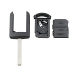 Custodia chiave auto Opel 2 pulsanti con lama HU100
