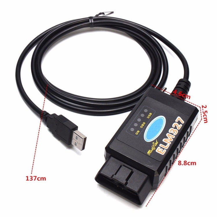 Scanner diagnostico auto USB OBDII ELM327 Ford MS-CAN