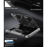 Supporto auto in silicone per smartphone 3,5-6,8 pollici