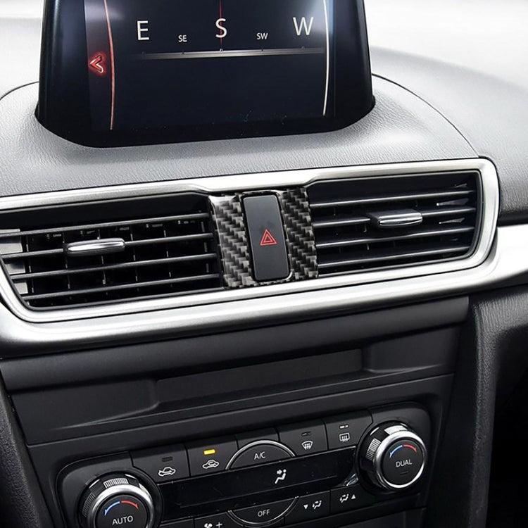 Adesivo decorativo fibra di carbonio per Mazda Axela 2013-2018