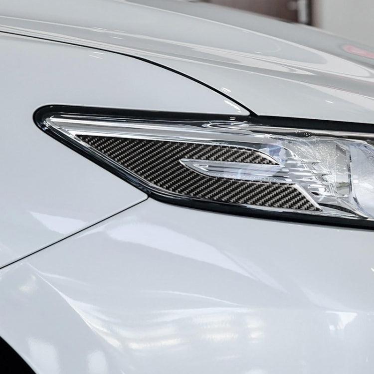 Adesivo fari in fibra di carbonio per Toyota Camry 2018-2019