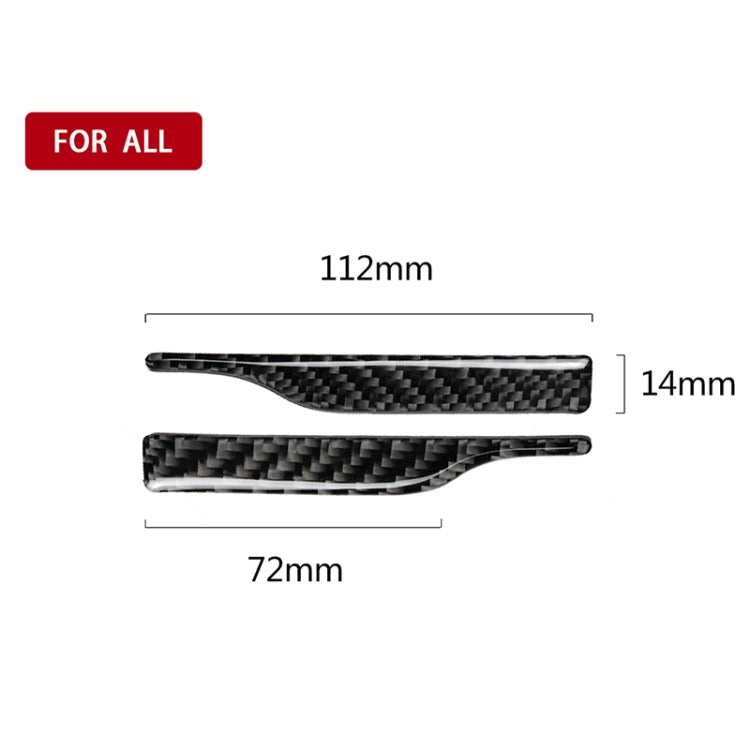 Striscia protezione specchietto in fibra di carbonio per Toyota C