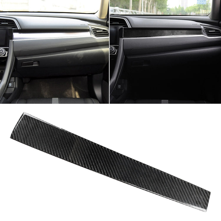 Adesivo decorativo in fibra di carbonio per Honda Civic 2016-2019