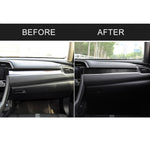 Adesivo decorativo in fibra di carbonio per Honda Civic 2016-2019 - immagine 7