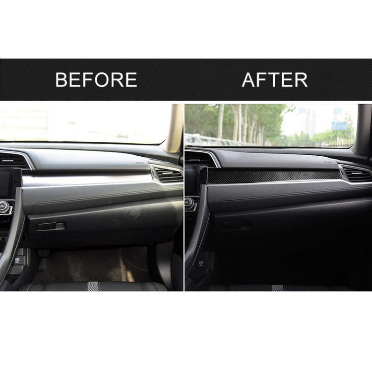 Adesivo decorativo in fibra di carbonio per Honda Civic 2016-2019 - immagine 7