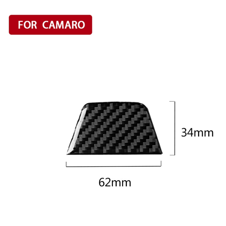 Adesivo decorativo in fibra di carbonio per Chevrolet Camaro