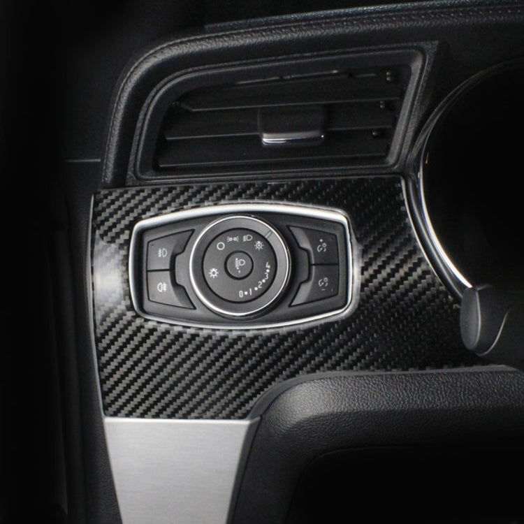Adesivo decorativo in fibra di carbonio per Ford Mustang