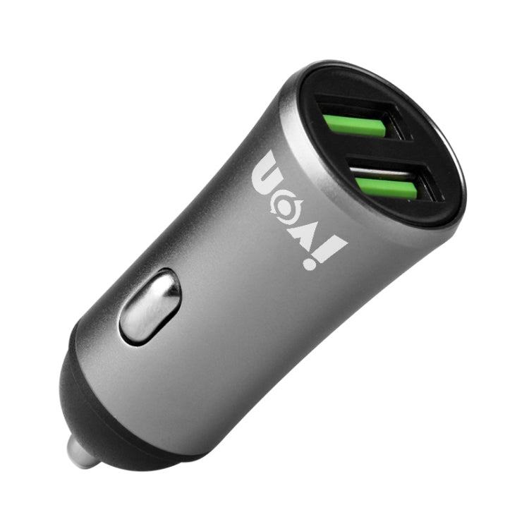Mini caricabatteria da auto IVON CC26 doppia porta USB 5V 2.1A