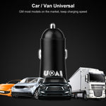 Mini caricabatteria da auto IVON CC26 doppia porta USB 5V 2.1A