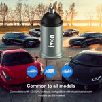 IVON CC37 caricabatteria auto doppio USB 15W 3.1A