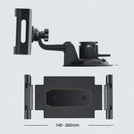 Supporto tablet auto con ventosa e vassoio in PVC