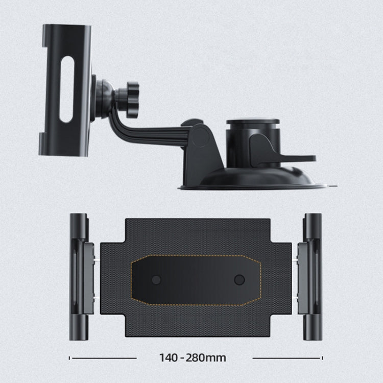 Supporto tablet auto con ventosa e vassoio in PVC