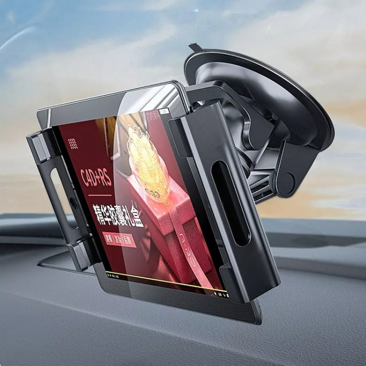Supporto tablet auto con ventosa e vassoio in PVC