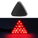 Fanale posteriore LED triangolare stile X per bicicletta