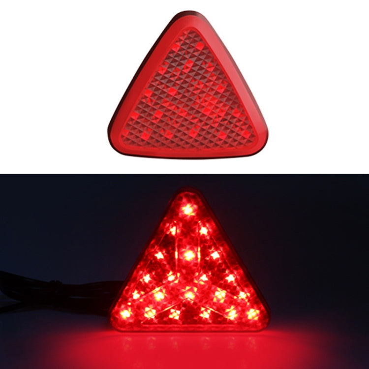 Fanale posteriore LED triangolare stile X per bicicletta