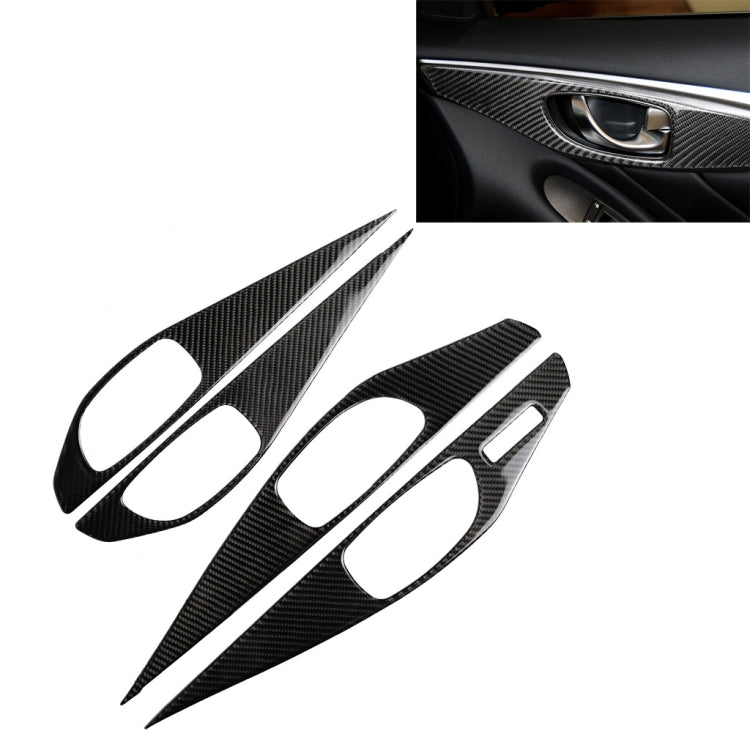 Adesivo decorativo fibra di carbonio per Infiniti Q50