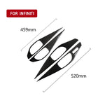 Adesivo decorativo fibra di carbonio per Infiniti Q50