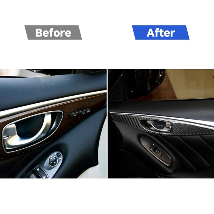 Adesivo decorativo fibra di carbonio per Infiniti Q50
