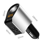 Adattatore caricabatterie auto 3 USB 80W HY101