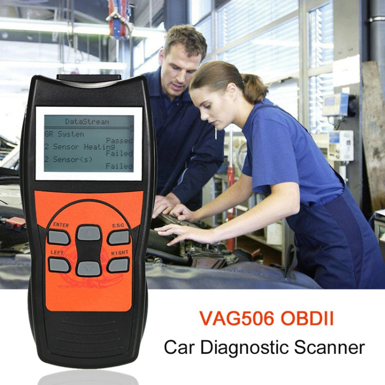 Strumento diagnostico OBD2 per auto VAG506 con lettore codici