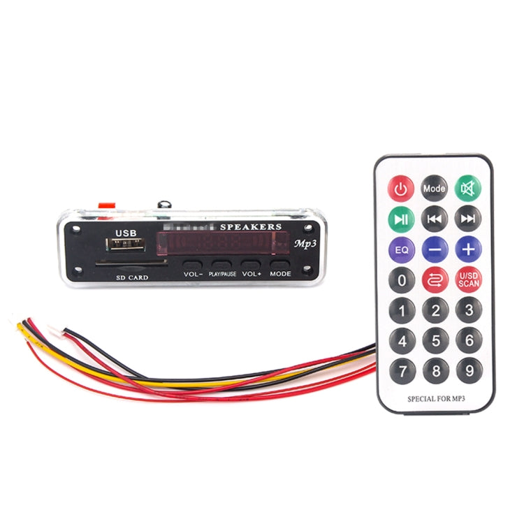 Scheda decodifica audio MP3 auto con Bluetooth e telecomando