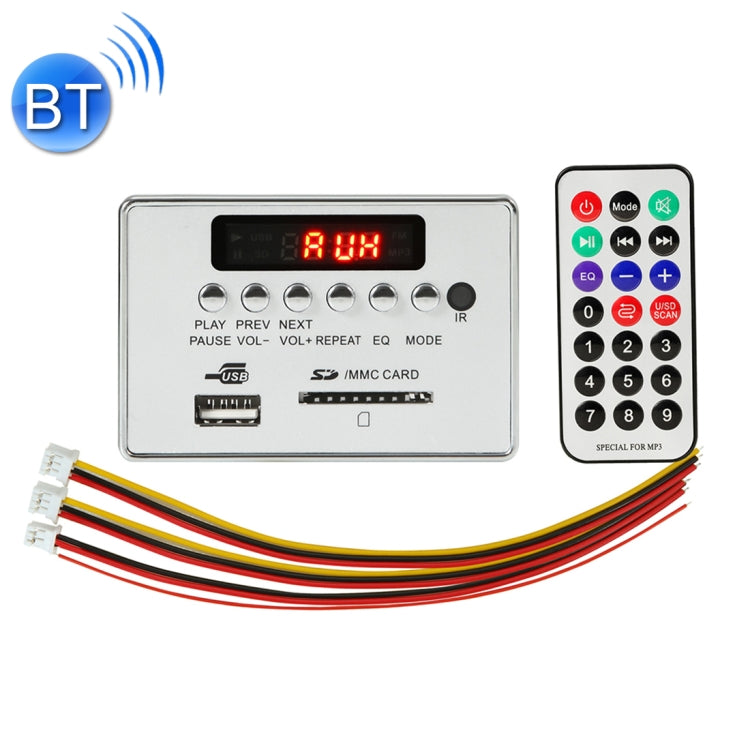 Scheda decodifica MP3 audio auto 5V con Bluetooth e radio FM