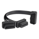 Cavo diagnostico OBD2 16 PIN 30 cm testa dritta
