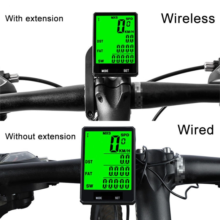 Tachimetro contachilometri LCD wireless impermeabile 2,8 pollici