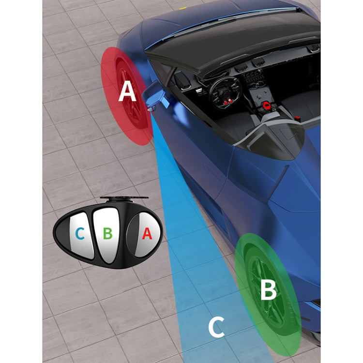 Specchietto retrovisore ausiliario 3 in 1 per punto cieco auto
