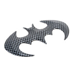 Adesivo metallo auto a forma di pipistrello 12x10 cm