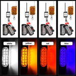Luce stroboscopica LED 18W 12V-24V 12 LED 16 modalità wireless