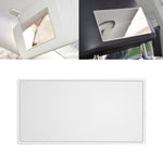 Specchio trucco portatile in acciaio inox 110x65 mm