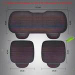 Set tappetini sedile auto 3 in 1 con cuscino antiscivolo