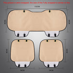 Set tappetini sedile auto 3 in 1 con cuscino antiscivolo