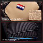 Set tappetini sedile auto 3 in 1 con cuscino antiscivolo