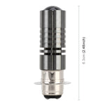 Faro per motocicli PX15D DC12V 6,2W in alluminio