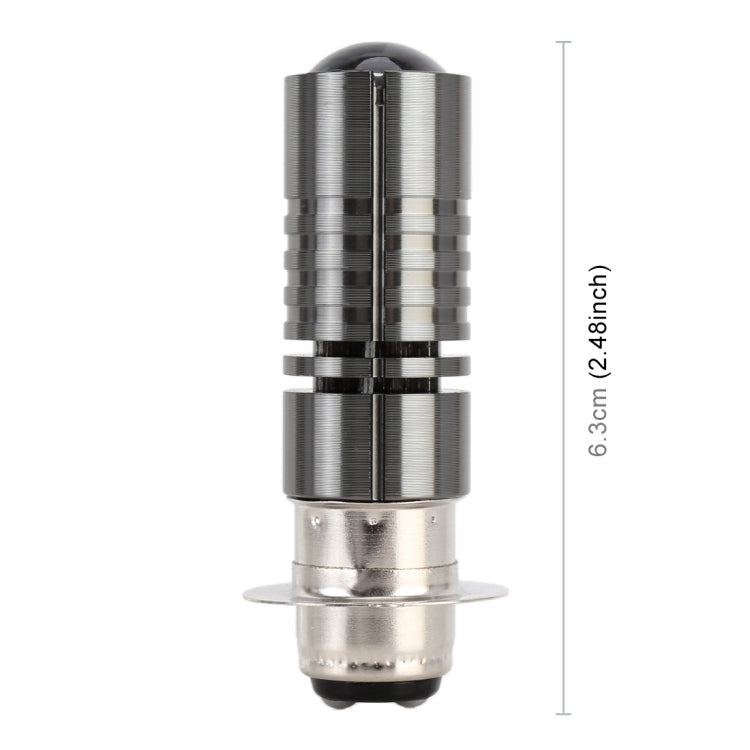 Faro per motocicli PX15D DC12V 6,2W in alluminio