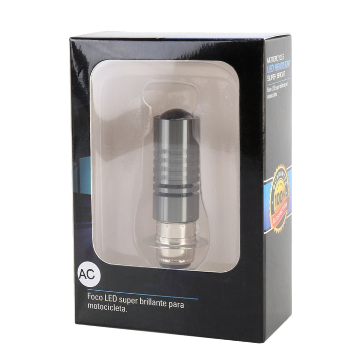 Faro per motocicli PX15D DC12V 6,2W in alluminio