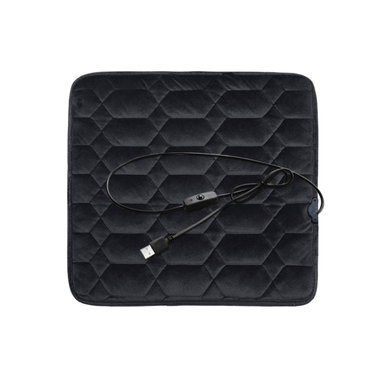Tappetino riscaldato USB per sedile auto 58x10 cm