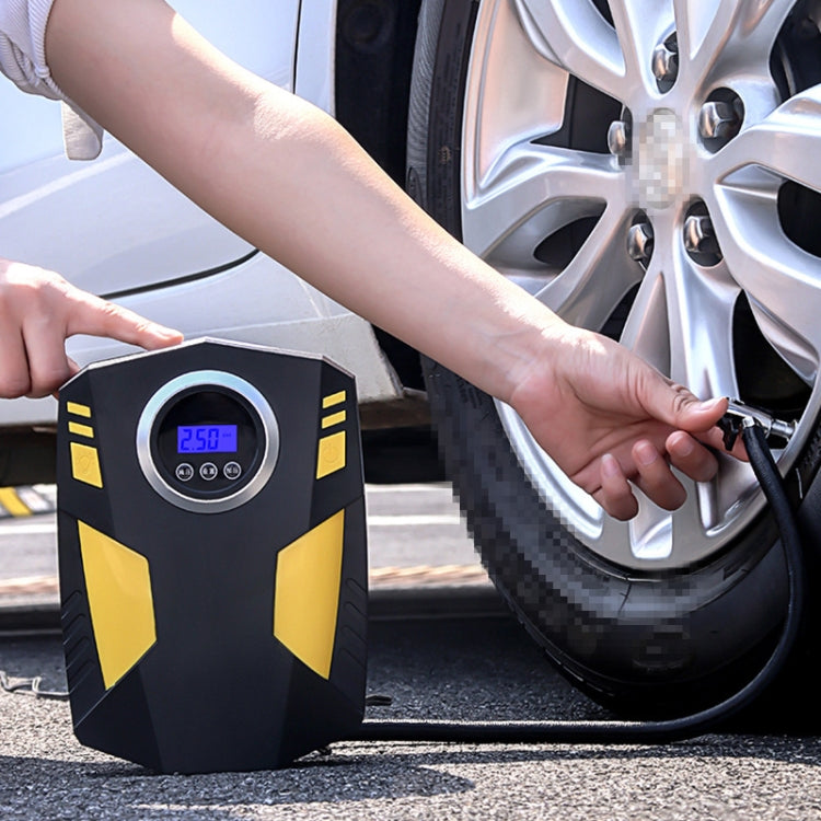 Pompa aria digitale portatile 12V per auto e pneumatici