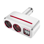 Caricatore USB doppio per auto 80W 3,1A SHUNWEI SD-1918