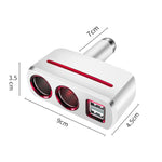 Caricatore USB doppio per auto 80W 3,1A SHUNWEI SD-1918