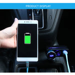 Caricatore USB doppio per auto 80W 3,1A SHUNWEI SD-1918