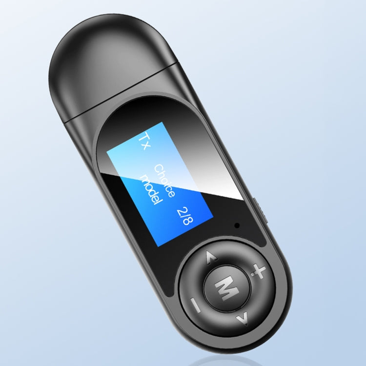 Trasmettitore ricevitore Bluetooth 5.0 con display LCD T-13